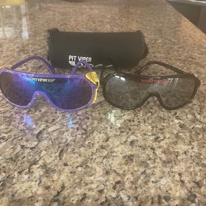 Lot of 2 pairs Pit Viper sunglasses